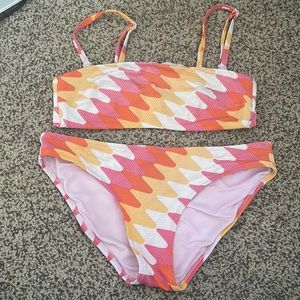 Aerie bandeau swim set